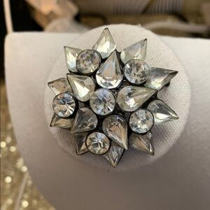 Sparkling Crystal Brooch
